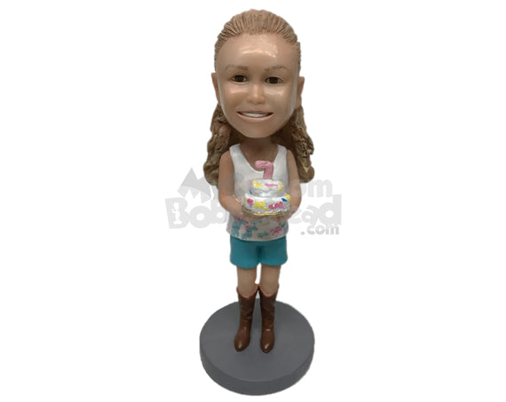 Custom Bobblehead Gorgeous Girl With Birthday Cake - Parents & Kids Babies & Kids Personalized Bobblehead & Cake Topper Custom Bobblehead Gorgeous Girl With Birthday Cake - Parents & Kids Babies & Kids Personalized Bobblehead & Cake Topper